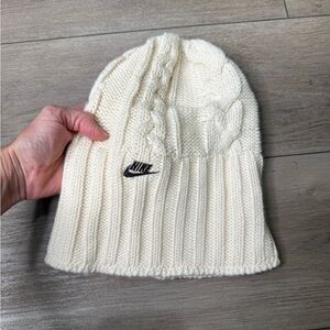 Nike Beanie (New Condition) - Knit Beanie - Ivory Color